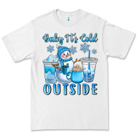 White baby it's cold outside Premium Tee - CowGirlArtShop
