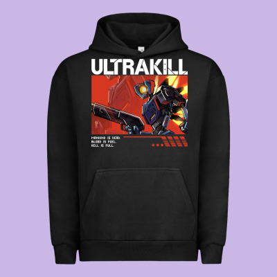 The Merch Ultrakill 1 Urban Hoodie Designed By Pixelwave