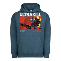 Pigment Midnight Navy the merch ultrakill 1 Urban Hoodie - PixelWave