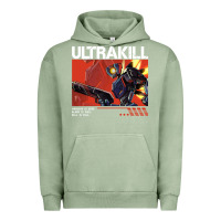 Pigment Oil Green the merch ultrakill 1 Urban Hoodie - PixelWave