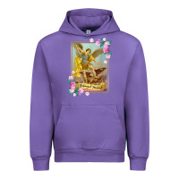 Tulip St Michael the Archangel - Protector Catholic Church Angel Urban Hoodie - PixelWave
