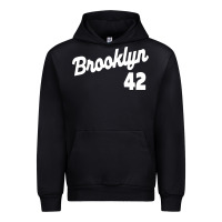 Black brooklyn 42 Urban Hoodie - PixelWave