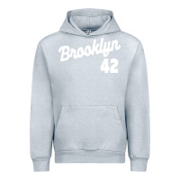 Heather Grey brooklyn 42 Urban Hoodie - PixelWave