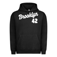 Pigment Black brooklyn 42 Urban Hoodie - PixelWave