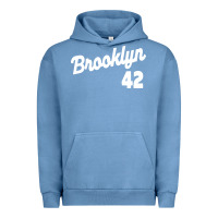 Pigment Pebble Blue brooklyn 42 Urban Hoodie - PixelWave