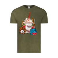 Baseball Frappe Coffee Vintage Tee | Teevron