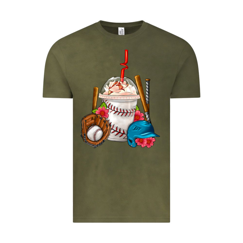 Baseball Frappe Coffee Vintage Tee by FaDigitalArtStudio | Teevron