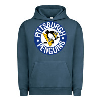 Pigment Midnight Navy penguins player sky Urban Hoodie - Craftify