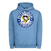 Pigment Pebble Blue penguins player sky Urban Hoodie - Craftify