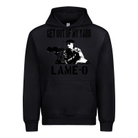 Black get out of my yard lame o the burbs quote the burbs Urban Hoodie - Craftify