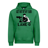 Emerald get out of my yard lame o the burbs quote the burbs Urban Hoodie - Craftify