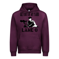 Mauve Wine get out of my yard lame o the burbs quote the burbs Urban Hoodie - Craftify