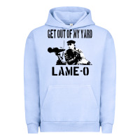 Pigment Grape Ice get out of my yard lame o the burbs quote the burbs Urban Hoodie - Craftify