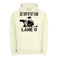 Pigment Pistachio get out of my yard lame o the burbs quote the burbs Urban Hoodie - Craftify