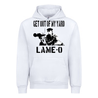 White get out of my yard lame o the burbs quote the burbs Urban Hoodie - Craftify