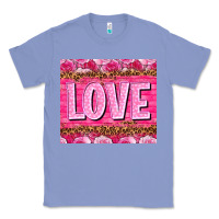 Colony Blue Love Valentine's day tumbler Classic Tee - HowdyJamesFarm