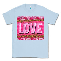Dusty Blue Love Valentine's day tumbler Classic Tee - HowdyJamesFarm