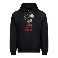 Black Vintage jayhawk ku Urban Hoodie - Craftify