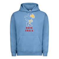 Pigment Pebble Blue Vintage jayhawk ku Urban Hoodie - Craftify