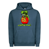 Pigment Midnight Navy Official Rat Fink Original Merchandise 1 Urban Hoodie - Craftify