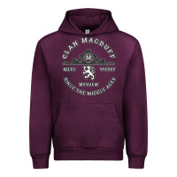 Mauve Wine clan macduff scottish kilt highland games t shirt Urban Hoodie - Craftify
