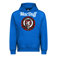 Cobalt MacDuff Clan Scottish Name Coat Of Arms Tartan Urban Hoodie - Craftify
