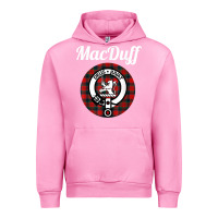 Fuchsia Pink MacDuff Clan Scottish Name Coat Of Arms Tartan Urban Hoodie - Craftify