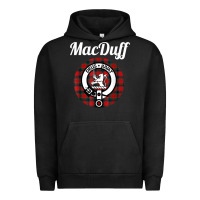 Pigment Black MacDuff Clan Scottish Name Coat Of Arms Tartan Urban Hoodie - Craftify