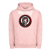 Pigment Salmon MacDuff Clan Scottish Name Coat Of Arms Tartan Urban Hoodie - Craftify