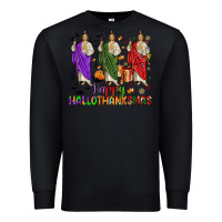Black san judas happy  hallothanksmas Premium Sweatshirt - JahusDesignShop
