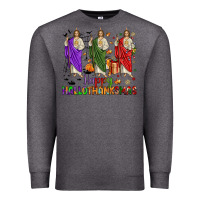 Charcoal Heather san judas happy  hallothanksmas Premium Sweatshirt - JahusDesignShop