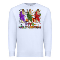 White san judas happy  hallothanksmas Premium Sweatshirt - JahusDesignShop