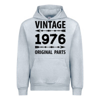 Heather Grey VINTAGE 1976 ORIGINAL PARTS Urban Hoodie - Craftify