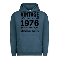 Pigment Midnight Navy VINTAGE 1976 ORIGINAL PARTS Urban Hoodie - Craftify