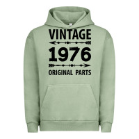Pigment Oil Green VINTAGE 1976 ORIGINAL PARTS Urban Hoodie - Craftify