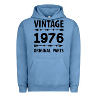 Pigment Pebble Blue VINTAGE 1976 ORIGINAL PARTS Urban Hoodie - Craftify