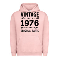 Pigment Salmon VINTAGE 1976 ORIGINAL PARTS Urban Hoodie - Craftify