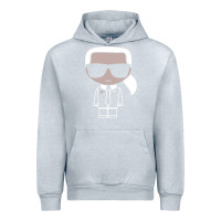 Heather Grey KARLS LAGERFELDS Urban Hoodie - Craftify
