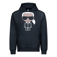 Navy KARLS LAGERFELDS Urban Hoodie - Craftify
