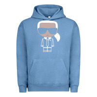 Pigment Pebble Blue KARLS LAGERFELDS Urban Hoodie - Craftify