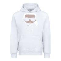 White KARLS LAGERFELDS Urban Hoodie - Craftify