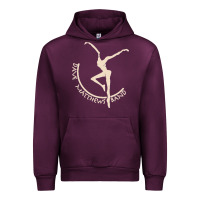 Mauve Wine dancing pose Urban Hoodie - Craftify