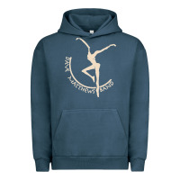 Pigment Midnight Navy dancing pose Urban Hoodie - Craftify