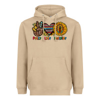 Mushroom peace love sunshine Heavyweight Hoodie - JahusDesignShop