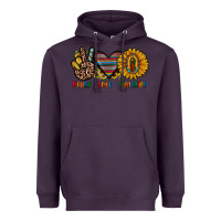 Plum peace love sunshine Heavyweight Hoodie - JahusDesignShop