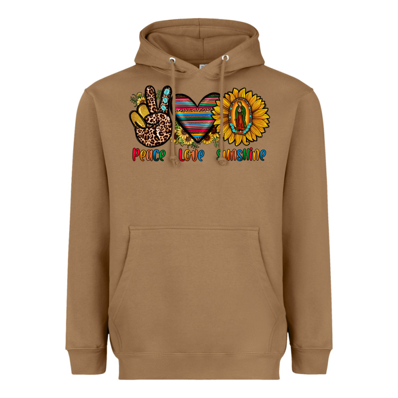 Peace Love Sunshine Heavyweight Hoodie by JahusDesignShop | Teevron