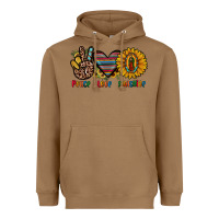 Toasted Coconut peace love sunshine Heavyweight Hoodie - JahusDesignShop