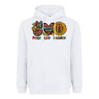 White peace love sunshine Heavyweight Hoodie - JahusDesignShop