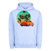 Pigment Grape Ice karmann ghia sunset palm love quote Urban Hoodie - Craftify