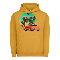 Pigment Peanut Butter karmann ghia sunset palm love quote Urban Hoodie - Craftify